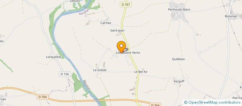 localisation de l'entreprise PARA CLUB DE PONTIVY  NEULLIAC