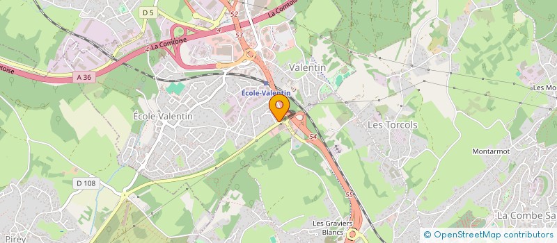 localisation de l'entreprise PARA-DIS à ECOLE-VALENTIN