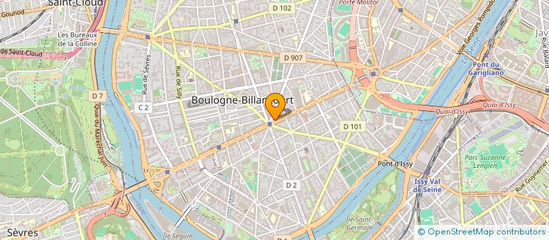 localisation de l'entreprise PARA DISS à BOULOGNE-BILLANCOURT