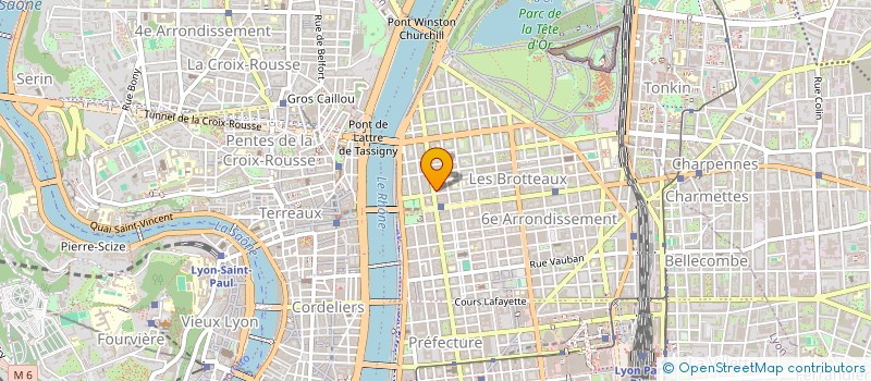 localisation de l'entreprise PARA F à LYON