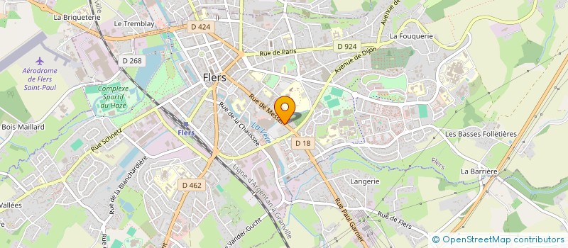 localisation de l'entreprise PARA-FLERS à FLERS