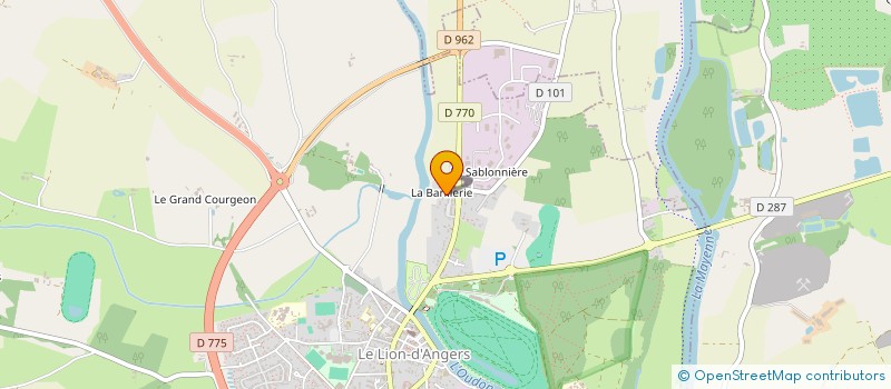 localisation de l'entreprise PARA-IMMO  ERDRE-EN-ANJOU