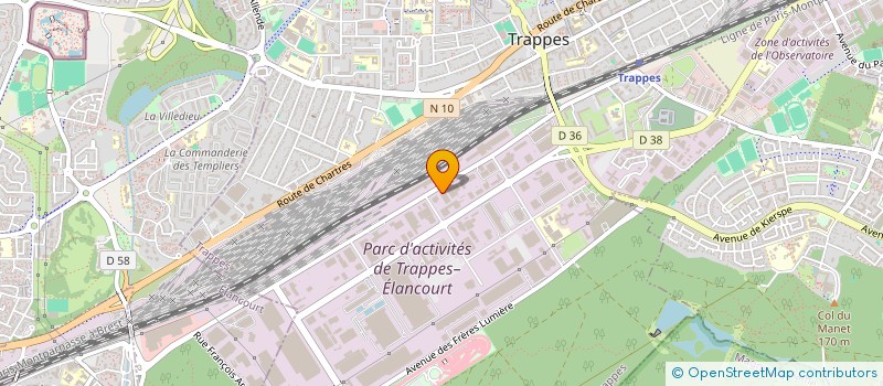 localisation de l'entreprise PARA SANTE PARIS  TRAPPES