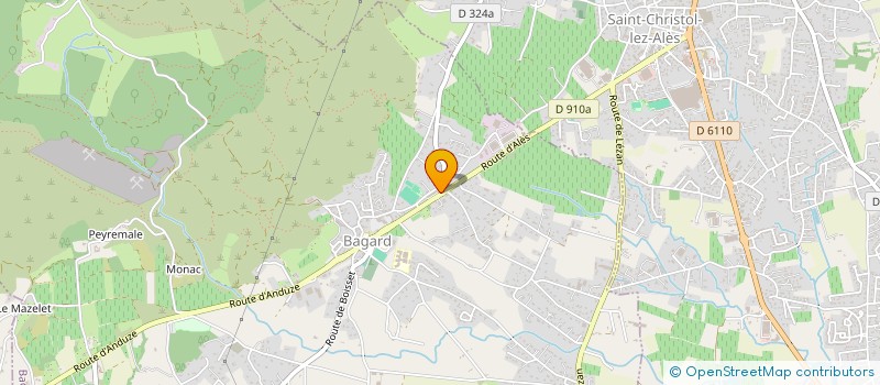 localisation de l'entreprise PARA SECURITE PRIVEE  BAGARD