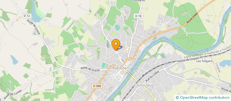 localisation de l'entreprise PARABAS  RABASTENS