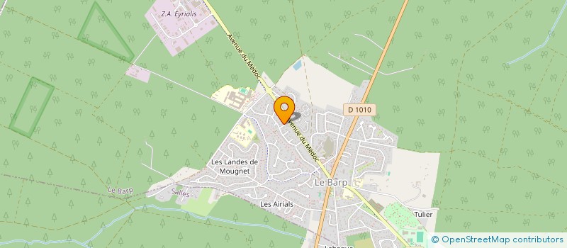 localisation de l'entreprise PARABELLUM  LE BARP