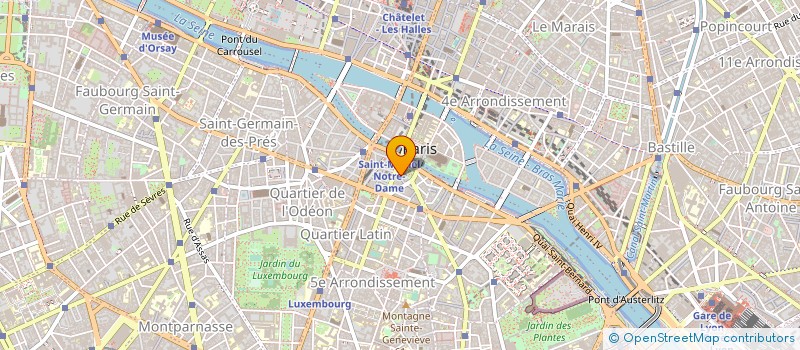 localisation de l'entreprise PARABOLE à PARIS