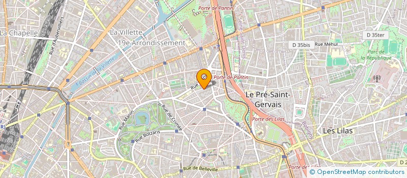 localisation de l'entreprise PARABOLE  PARIS