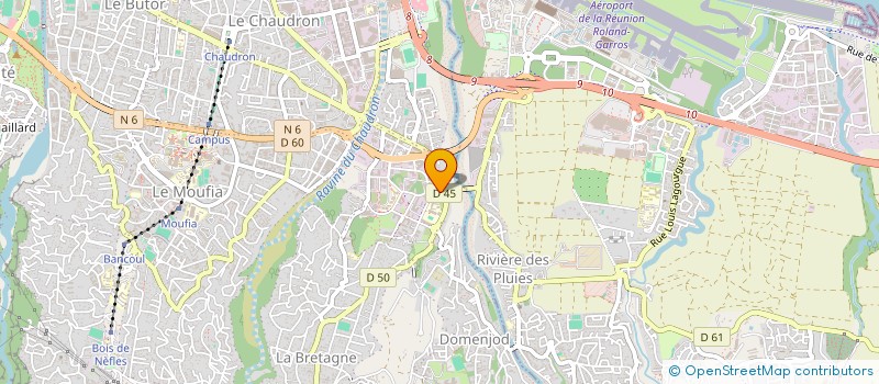 localisation de l'entreprise PARABOLE REUNION  SAINT-DENIS