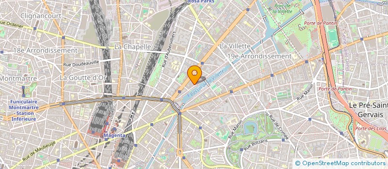 localisation de l'entreprise PARABOLE STUDIO  PARIS