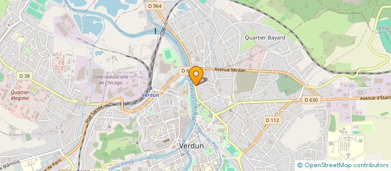 localisation de l'entreprise PARACETAM à VERDUN