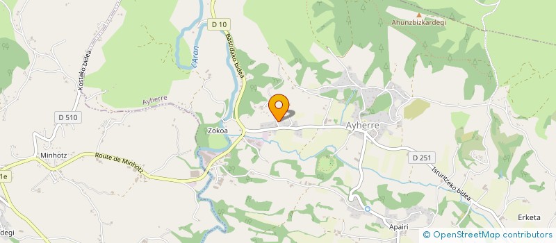 localisation de l'entreprise PARACHOU TP  AYHERRE