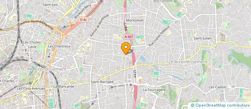 localisation de l'entreprise PARACHUTE CLUB SPORTIF DE MARSEILLE  MALLEMORT