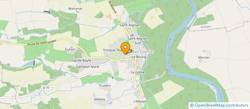 localisation de l'entreprise PARACHUTISME OCCITAN  MAS-GRENIER