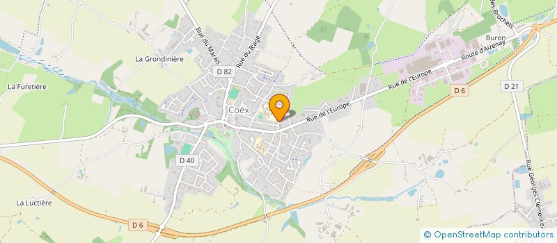 localisation de l'entreprise PARACOU  COEX