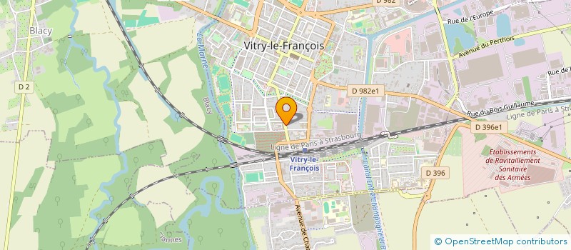 localisation de l'entreprise PARACURD à VITRY-LE-FRANCOIS