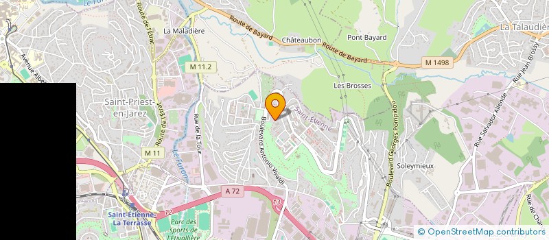 localisation de l'entreprise PARAD'DISTRIBUTION à SAINT-ETIENNE