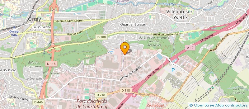 localisation de l'entreprise PARAD FRANCE à VILLEBON-SUR-YVETTE