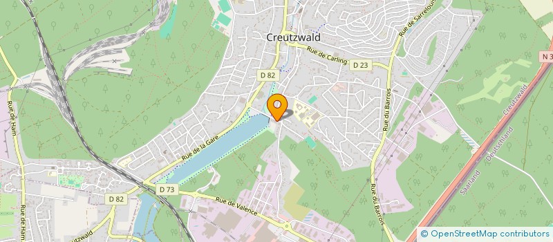 localisation de l'entreprise PARAD ICE  CREUTZWALD