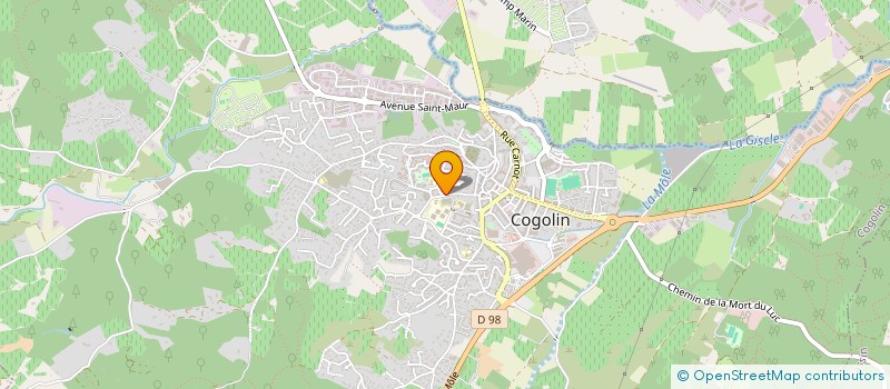 localisation de l'entreprise PARAD'ICE  COGOLIN