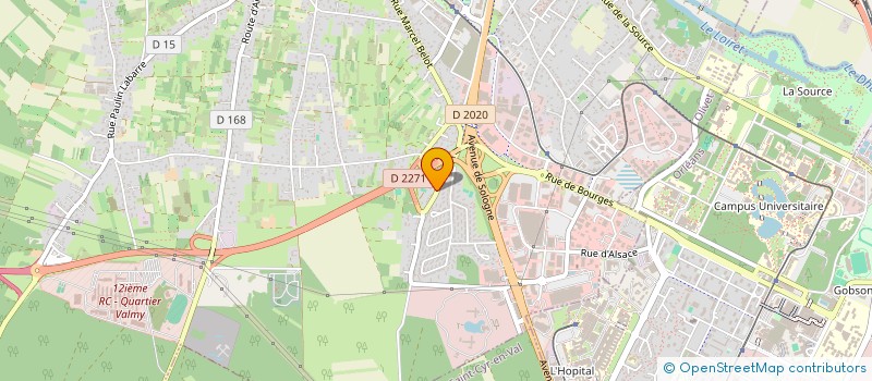 localisation de l'entreprise PARAD'ISIAQUE à OLIVET