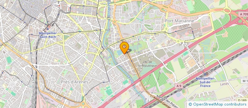 localisation de l'entreprise PARADE à MONTPELLIER