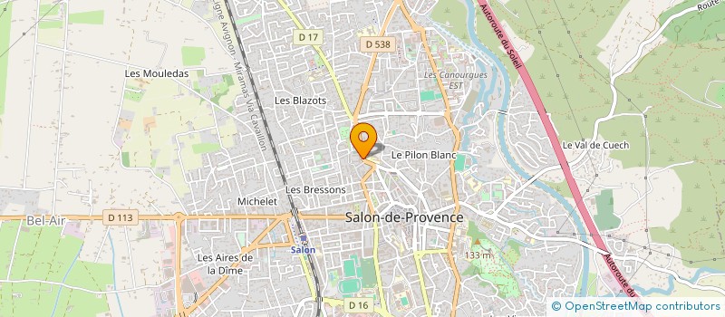 localisation de l'entreprise PARADE COUTURE  SALON-DE-PROVENCE