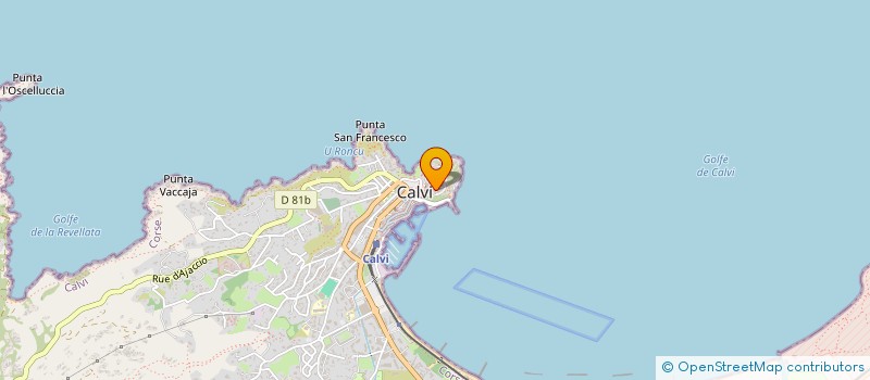 localisation de l'entreprise PARADICE à CALVI