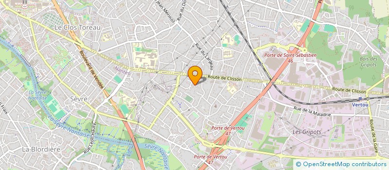 localisation de l'entreprise PARADIGMA  VERTOU