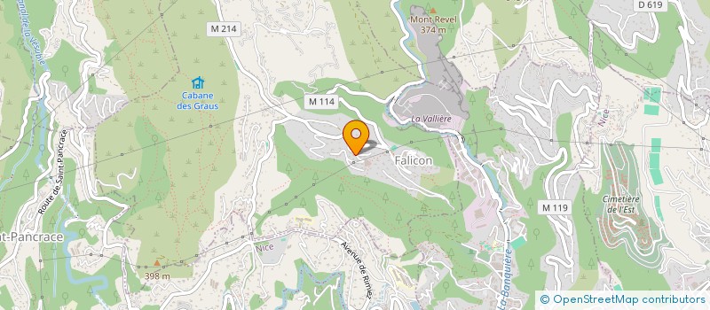 localisation de l'entreprise PARADIGME  FALICON