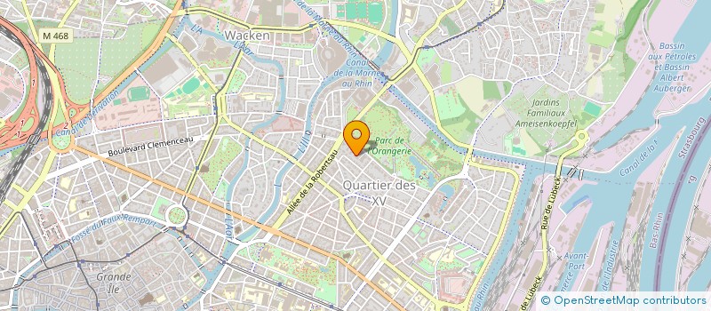 localisation de l'entreprise PARADIGMES à STRASBOURG