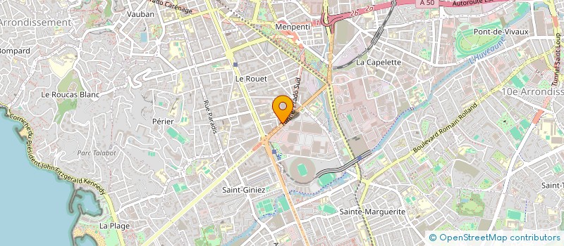 localisation de l'entreprise PARADIS 215 à MARSEILLE