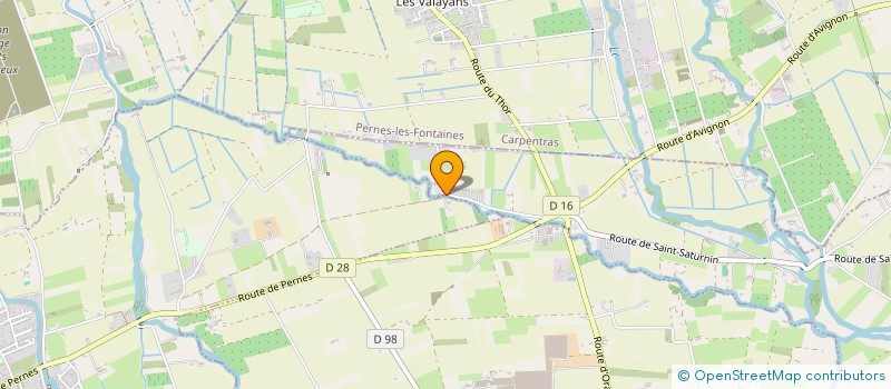 localisation de l'entreprise PARADIS  SAINT-SATURNIN-LES-AVIGNON