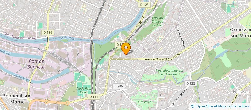 localisation de l'entreprise PARADIS 64  ORMESSON-SUR-MARNE