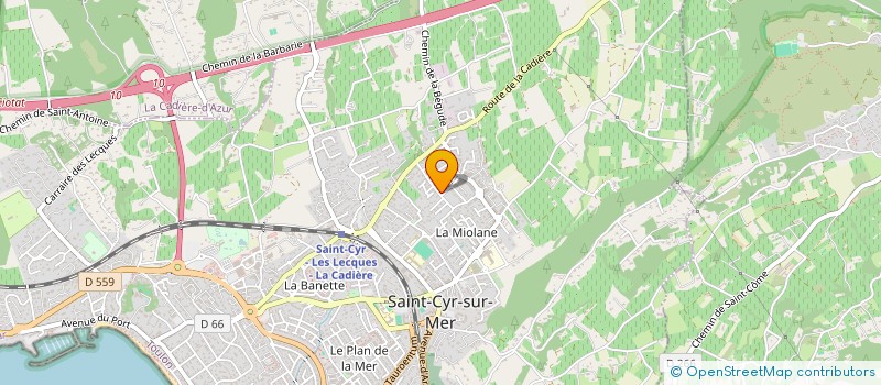 localisation de l'entreprise PARADIS à SAINT-CYR-SUR-MER