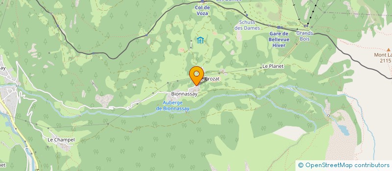 localisation de l'entreprise PARADIS  SAINT-GERVAIS-LES-BAINS