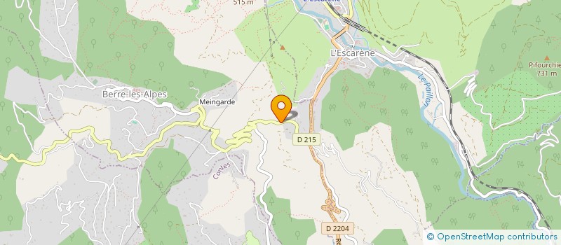 localisation de l'entreprise PARADIS  BERRE-LES-ALPES