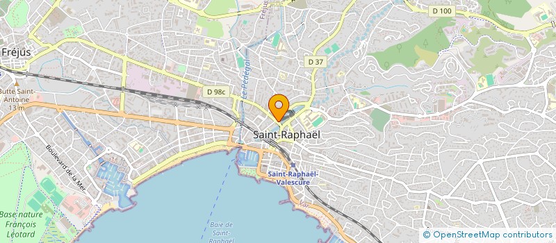 localisation de l'entreprise PARADIS à SAINT-RAPHAEL