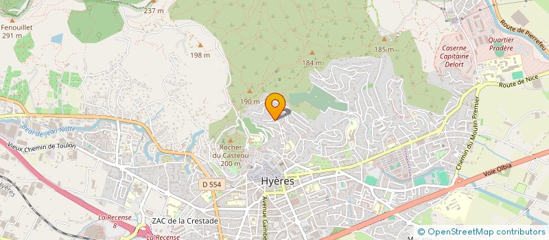 localisation de l'entreprise PARADIS à HYERES