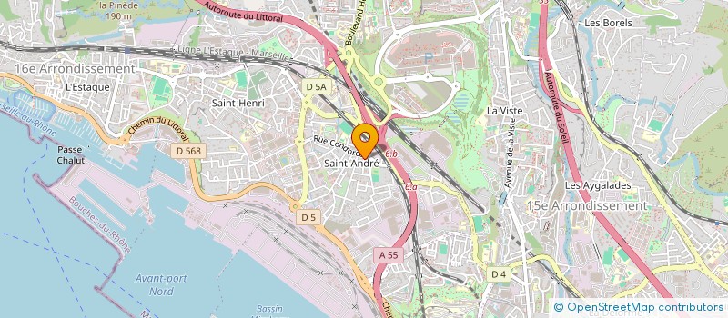 localisation de l'entreprise PARADIS COIFFURE  MARSEILLE