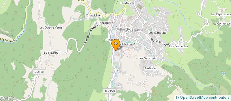 localisation de l'entreprise PARADIS CONCIERGERIE  VILLARD-DE-LANS