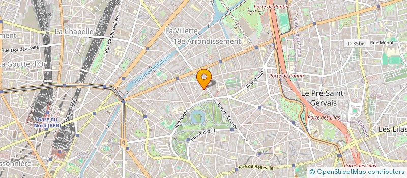 localisation de l'entreprise PARADIS CONFECTION  PARIS