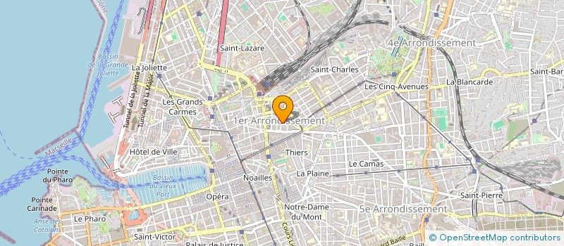 localisation de l'entreprise PARADIS CONSTRUCTION à MARSEILLE