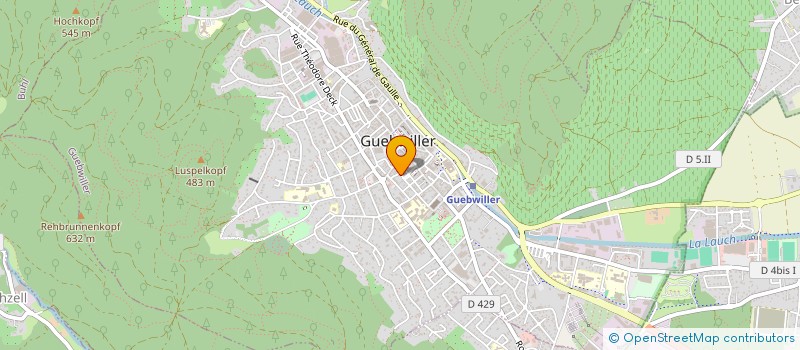 localisation de l'entreprise PARADIS D'ULYSSE  GUEBWILLER