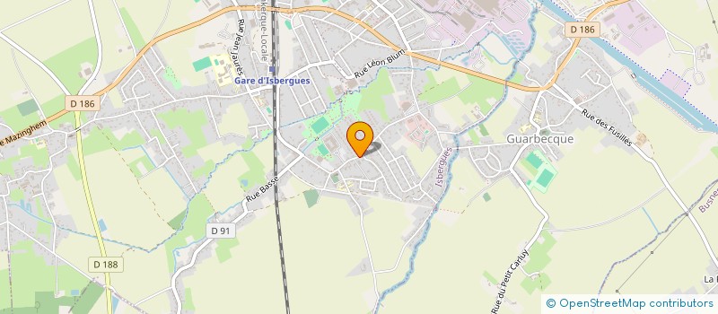 localisation de l'entreprise PARADIS DE LA NATURE  ISBERGUES