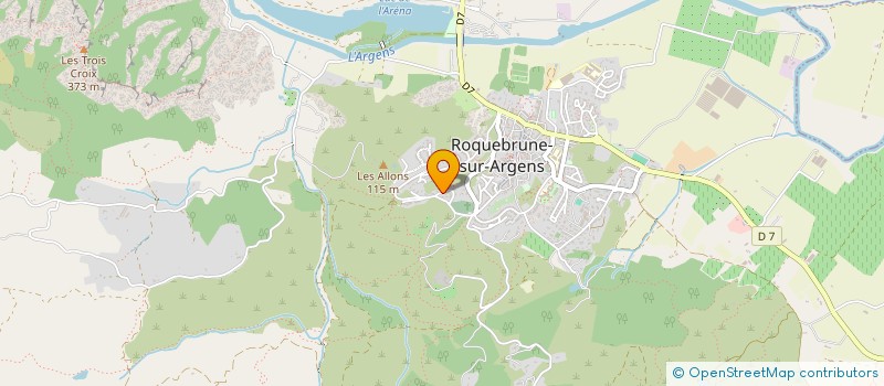 localisation de l'entreprise PARADIS DES CAMPEURS à ROQUEBRUNE-SUR-ARGENS
