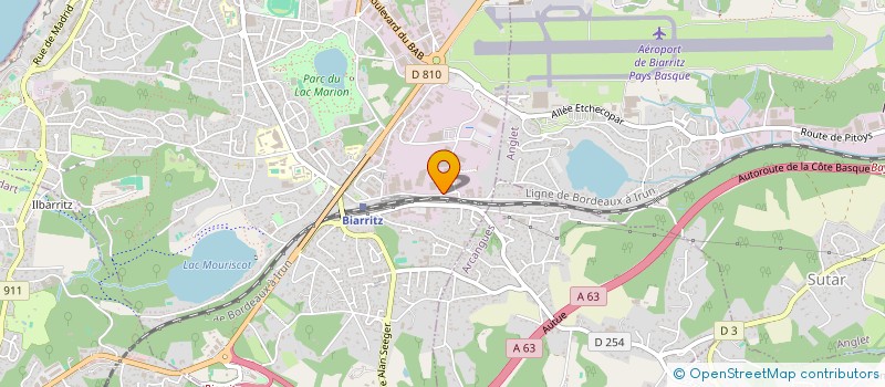 localisation de l'entreprise PARADIS DES FRUITS à BIARRITZ
