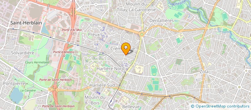 localisation de l'entreprise PARADIS DES SAVEURS  SAINT-HERBLAIN