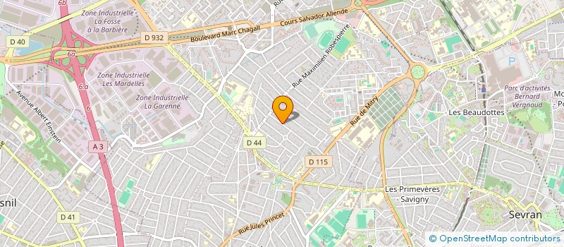 localisation de l'entreprise PARADIS DES SENS BY VIVIANE à AULNAY-SOUS-BOIS