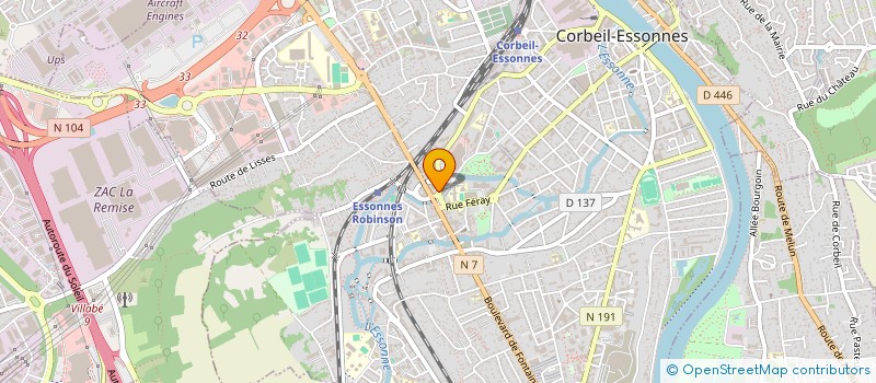 localisation de l'entreprise PARADIS DIAM'S à CORBEIL-ESSONNES